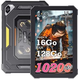 Robuuste Tablet - CUBOT TAB Kingkong Mini - Gemini AI - 16GB RAM 128GB ROM - 8,68 inch - Android 15 - 10200 mAh - Dual SIM 4G - IP68/IP69 K - Widevine L1 - GPS - Zwart — thumbnail 1