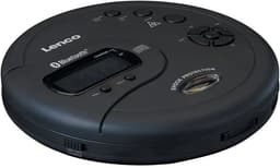 Lenco CD-300BK Discman - Draagbare Bluetooth® CD-MP3 Speler - Anti-Shock bescherming en oplaadbare Batterij - Zwart — thumbnail 4