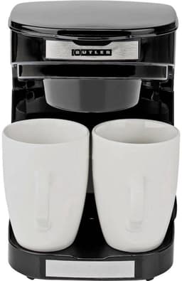 Butler 16100129 - Compact koffiezetapparaat - 2 porseleinen kopjes - 0,25 l - 450 W - Automatische uitschakeling - Zwart — thumbnail 1