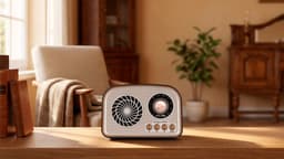 Krüger&Matz KM 834 - Draagbare Radio - Bluetooth 6.0 - Retro Ontwerp - 5W Speaker — thumbnail 5