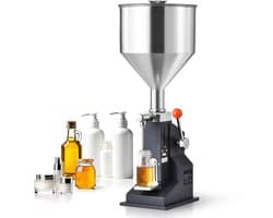 Allero Vulmachine - Vloeistof Vulmachine - Handmatige Vloeistofmachine - Flessenvuller - 5 tot 100 ML - Twee Mondstukopties