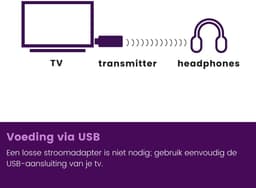Marmitek BoomBoom 50 Bluetooth Transmitter - Bluetooth zender - TV naar koptelefoon of speaker — thumbnail 4