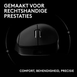 Logitech G PRO X Superlight 2 DEX Lightspeed Draadloze Gaming Muis Zwart — thumbnail 2