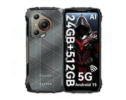 Blackview BL7000 - AI Robuuste Smartphone - 5G - 24GB RAM - 512GB ROM - 6.78 inch 120Hz - Robuuste Telefoon - IP68 Waterdicht - Nachtzicht - Android 15 - NFC - GPS - Oranje