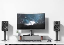NBAP® Luidspreker Standaard - Speaker Vloerstandaard - Extra Stevig - Zwart — thumbnail 3