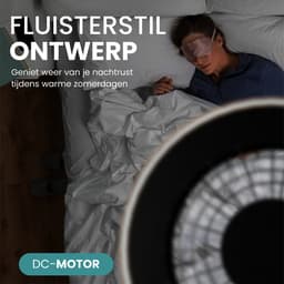 Airking Plafondventilator - Stille Ventilator met Lamp en Afstandsbediening - LED 40W Dimbaar - 3000K-6500K - Zomer en Winterstand Hout — thumbnail 4