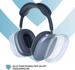 Shieldcase TPU Cover bescherming geschikt voor Airpods Max 1/2 - Schokbestending - Beschermhoes voor koptelefoon - Donkerblauw — thumbnail 4