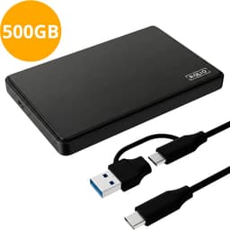 Rolio Externe Harde Schijf - USB 3.1 en USB C - 1Gbps snelheid - 500GB Opslag — thumbnail 1