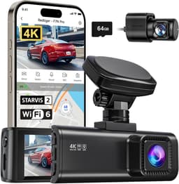 RedTiger F7N Pro Dual Dashcam voor auto - 4K & 1080p - Voor en achter Camera - WiFi en Gps - 3,18 inch LCD met App - Sony Sensor - Nachtzicht - Parkeerbewaking - G Sensor - Loop opname — thumbnail 1