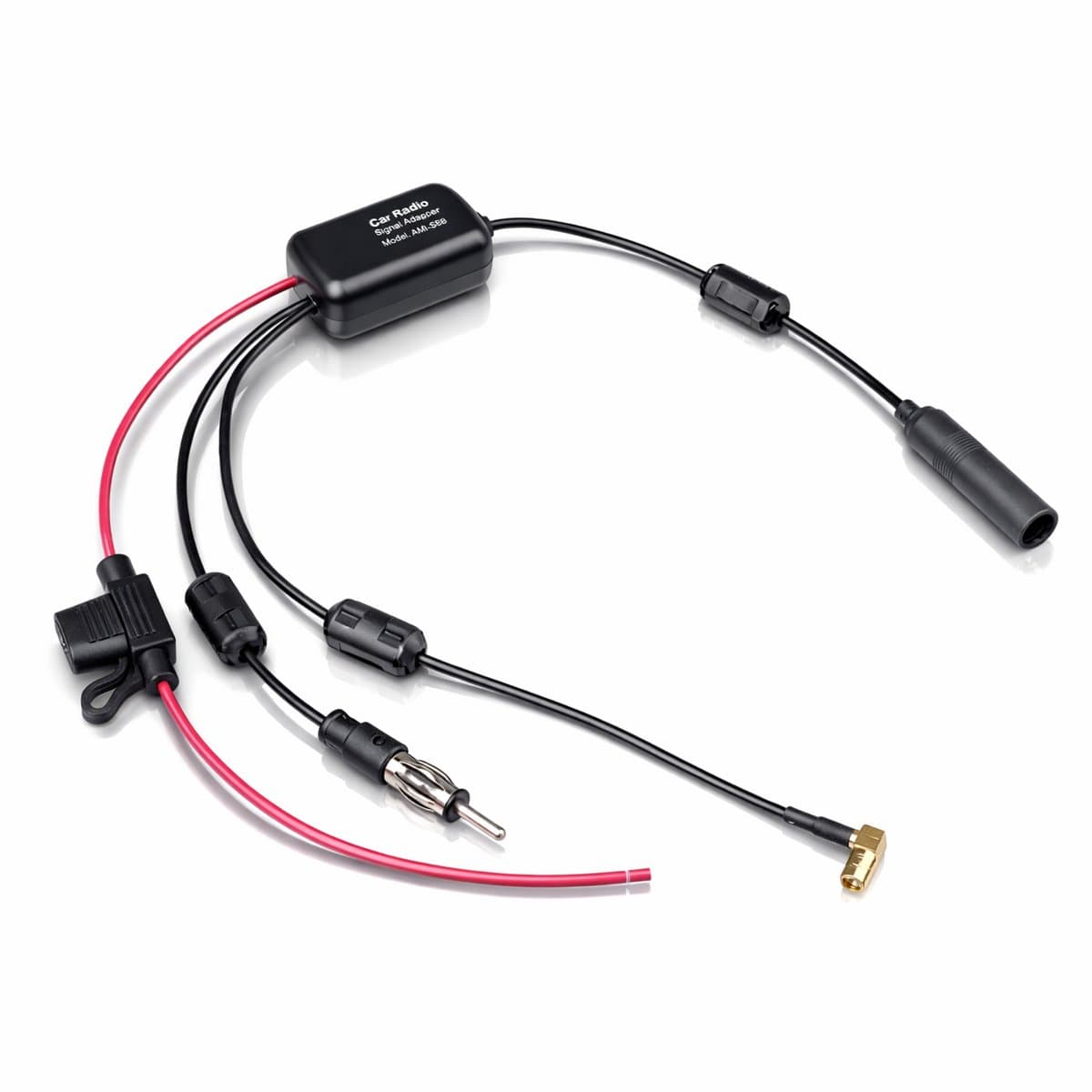 DAB+ Antenne Splitter Adapter | Actieve FM/DAB | SMB | Plug & Play — afbeelding 1