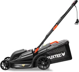FUXTEC grasmaaier elektrisch FX-RME43, 43cm, 45L, hoogte 25-75mm, 1200W, 12kg, duw, bak inbegrepen, ideale tuin 220V — thumbnail 3