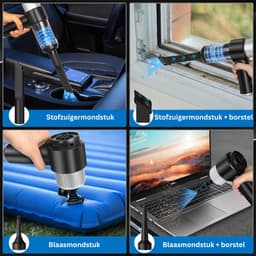 Octav8® Auto stofzuiger - Kruimeldief - Handstofzuiger - Zakloze - Draadlos — thumbnail 4