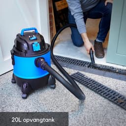 Zyrex®Bouwstofzuiger Zonder Zak - Alleszuiger Met Accessoires - Stofzuiger - Zwart/Blauw - 33cm x 34cm x 45cm — thumbnail 3