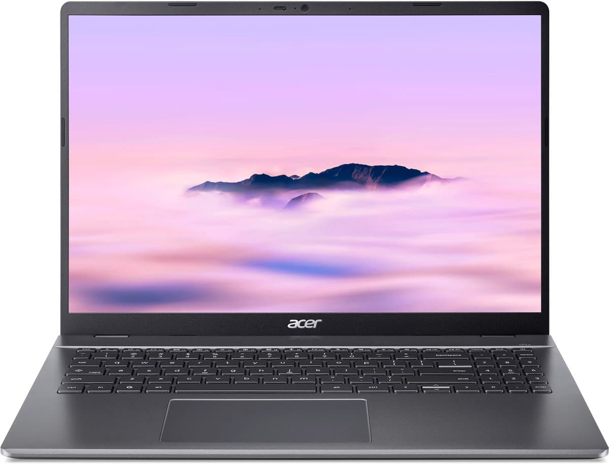Acer Chromebook Plus 516 CB516-1H-320T - 16 inch - Core 3 (i3) - 8GB - 128GB - Verlicht toetsenbord - Grijs — afbeelding 1