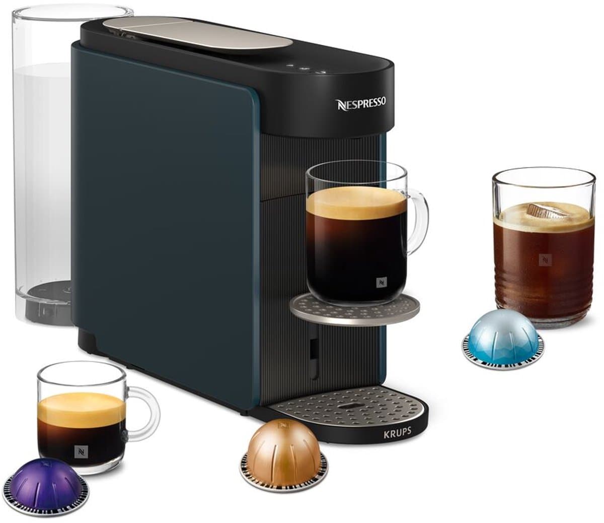Krups Nespresso Vertuo UP XN9404 - Koffiecupmachine - Blauw — afbeelding 1