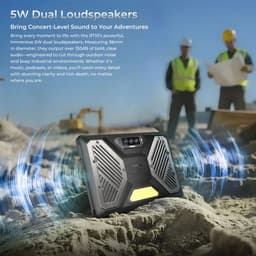 Oukitel RT10 Rugged tablet 12/512 GB - Robuuste tablet - Tablet 11.1" - Android tablet - IP69 waterproof en stofdicht - Met Robuuste case - 5G Dual SIM aansluiting - Mobiel internet en GPS - Android 15 – 25.000 mAh batterij - Tablet voor industrieën — thumbnail 3