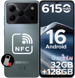 DOOGEE Note 56 Pro - Smartphone - 32GB RAM + 128GB ROM(2TB/TF) - Gemini AI - Android 16 - 6150mAh - 6,56 inch HD + 90Hz - 4G Dual SIM - Gemini AI - OTG - NFC - Face ID - GPS - Groen — thumbnail 1