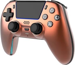 Deltaco Gaming Draadloze Pro Controller + Oplaadstation - Hall-Effect - Oranje/Koper - PS5/PC/Mobile — thumbnail 3