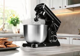 Krachtige 3-in-1 Keukenmachine: Mixer, Roerder en Kneedmachine met Accessoires, 1500W — thumbnail 5