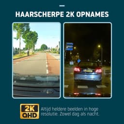 Nordväl DC101-2K Dashcam – 2K QHD – Wifi – GPS – Parkeermodus – Nachtzicht – Super compact – Auto camera - Dashcam voor auto — thumbnail 2