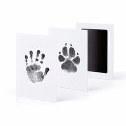 Honden- en Baby Pootafdrukset met Inktkussen – Afdrukset voor Huisdierpoot, Babyhand en Babyvoet – 5.8 x 9.4 cm – Veilig en Niet-Toxisch – Herinnering Souvenir Cadeau — thumbnail 1