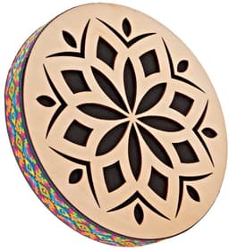 Gear4music Life Stream Drum 8 Inch, Light Natural — thumbnail 1