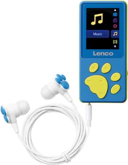 Lenco Xemio-560 - MP3 speler met 8GB geheugen en oordopjes - Blauw — thumbnail 1
