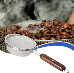 Koffiebonenbrander - Handmatige Brander - Thuisgebruik - Roestvrij staal - 6x30cm — thumbnail 5