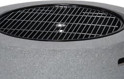 Mustang Vuurschaal met Grillrooster Ø43 cm – Moderne Fire Pit BBQ – Grijs – 60 cm — thumbnail 2