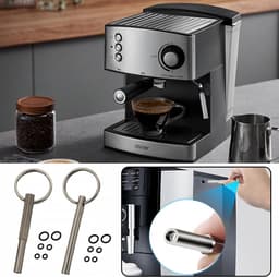 Ovale schroevendraaier voor koffiezetapparaat met kopsleutel en rubberen ringen — thumbnail 3