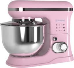Westinghouse Retro Standmixer - 1200W - Keukenmachine 5L Mengkom - Keukenrobot - Keukenmixer - Foodprocessor - Roze — thumbnail 1