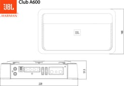 JBL Club A600 - Autoversterker - 600 W — thumbnail 5