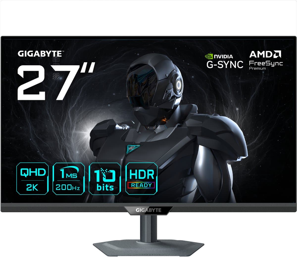 Gigabyte Lcd Led-Monitor Voor Pc/Laptop G27Q2 Ss Ips Qhd 200Hz 2Xhdmi Dp Hub — afbeelding 1