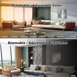 Moderne Dimbare Plafondventilator met Verlichting en Afstandsbediening — thumbnail 3