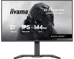 iiyama G-Master GB2741HSU-B1 Black Hawk - 27 inch - Full HD - IPS - 240 Hz - Verstelbaar