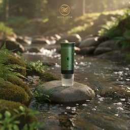 Nova Loom - Draagbaar Espressomachine Pro inclusief Travelbag en houder voor auto, thuis en camping - Multifunctionele 3-in-1 draagbare elektrische reiskoffieapparaat - Capsule, cups en Poeder - Groen - draadloos - makkelijk oplaadbaar — thumbnail 5