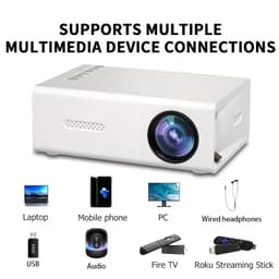 Mini HD‑Projector met Afstandsbediening – Ingebouwde Speakers – Zakmodel — thumbnail 2