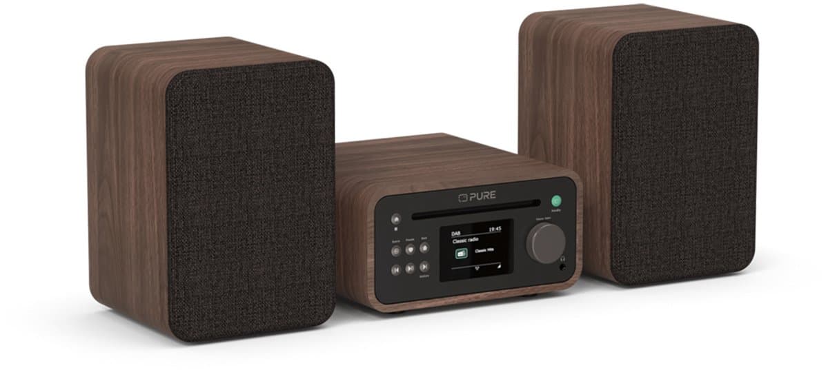 Pure Classic StereoMini bruin microset met DAB+ en FM radio — afbeelding 1