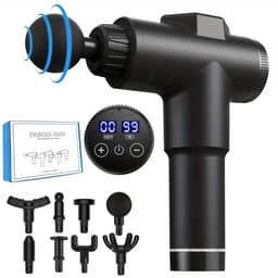 Spiermassagepistool, draagbare elektrische massager met laag geluidsniveau, 99 niveaus, instelbaar, professioneel impact-fasciapistool voor lichaamsontspanning. — thumbnail 1