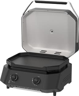 Cozze® G-500 Gas Plancha BBQ met Deksel - 2 Gasbranders - BBQ Gasbakplaat voor Buiten Koken - 5,0 kW - Inclusief Gratis BBQ Set - Outdoor Cooking — thumbnail 3