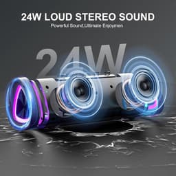 Lzwintrading - Bluetooth Speaker Draadloos - IP67 Waterproof - Draagbare Outdoor Mini Luidspreker - Sterke Bas met Basradiatoren - 12 Uur Afspeeltijd — thumbnail 4