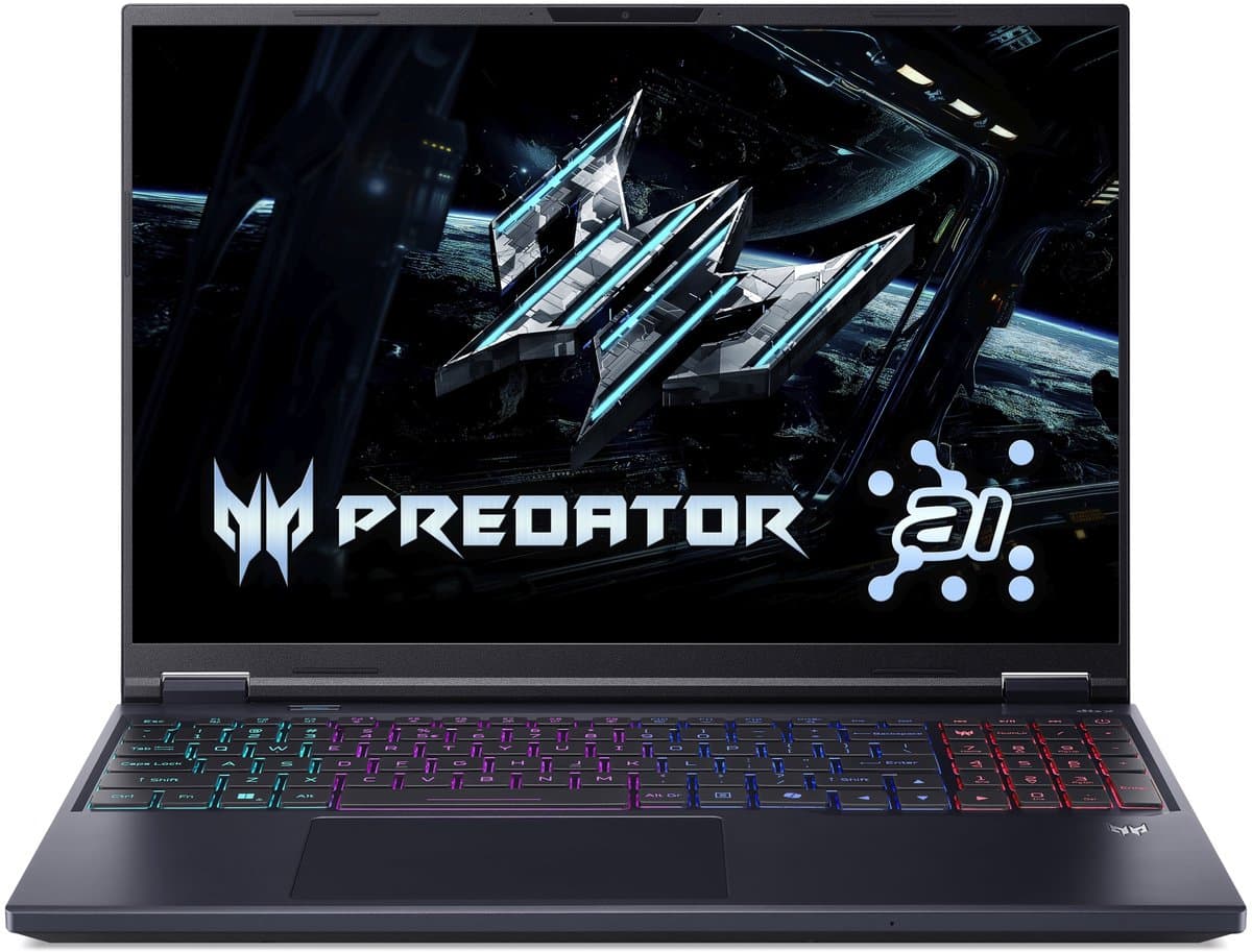 Predator Helios Neo 16 AI PHN16-73-99XR - Gaming Laptop - 16 inch 3K 240Hz - Core Ultra 9 - 32GB - 2TB SSD - RTX 5070 Ti - inclusief 3mnd PC GamePass — afbeelding 1