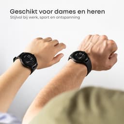 Norva DR06 – Smartwatch Heren en Dames – Horloge met Hartslagmeter en Slaapmonitor – 100+ Sportmodi – AMOLED – Zwart — thumbnail 4