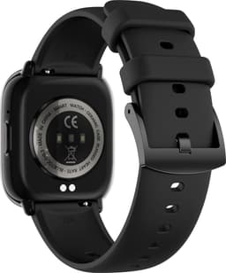 Evy24 Smartwatch - Premium Smartwatch - Sporthorloge - Smartwatch Heren en Dames - BT Bellen - Activity Tracker - Gezondheidsmonitor - Stappenteller - Siliconen en Rvs band - Zwart — thumbnail 4