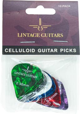 12 PCS Mix - Plectrum voor gitaar - Plectrums - Plektrum - 0.46 t/m 1.50 Plectrum - Celluloid Guitar Picks — thumbnail 3