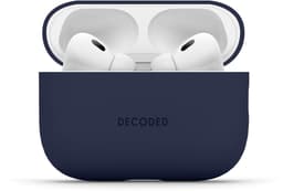 DECODED Siliconen AirPods Hoesje - Geschikt voor AirPods Pro 3 - Soft Touch Silicone - Ondersteund Draadloos Opladen - Valbescherming - Blauw — thumbnail 1