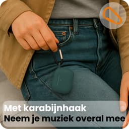 Hoesje - Geschikt voor Apple Airpods Pro 3 - met Clip - Siliconen Hoes - Silicone Case Cover - Donkergroen — thumbnail 5