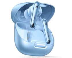 soundcore Liberty 4 NC - Wireless Noise Cancelling Earbuds (Light Blauw) - 98.5% Noise Reduction - draadloze oordopjes- Adaptive Noise Cancelling to Ears and Environment - Hi-Res Sound - 50H Battery