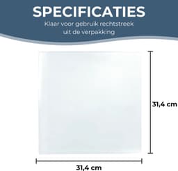 Amido® LP hoezen 25 stuks – Polyethyleen extra stevig - LP hoes - Vinyl hoes – VinylCare Essential ShieldSleeve Record Sleeves – LP beschermhoezen - Buitenhoezen voor standaard LP’s - 100 Micron — thumbnail 5