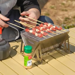 Home & Marker - Draagbare Opvouwbare Barbecue - RVS - 397g - 22x16x12cm - Voor Camping - PORTOGRILL — thumbnail 5